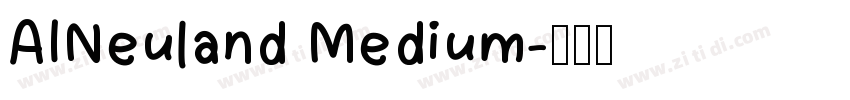 AINeuland Medium字体转换